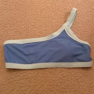 womens one shoulder bikini top (bottoms on page)